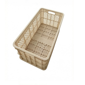 Cestas de Plástico Ventiladas Apilables al por Mayor de Fábrica, Contenedores de Almacenamiento de Vegetales de Plástico Apilables al por Mayor, Cajas de Almacenamiento Apilables - Product Image 2