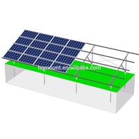 Structure de montage photovoltaïque au sol, système de support de panneaux solaires à installation rapide