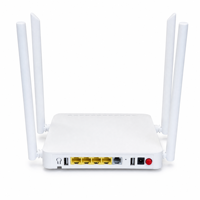 Router de Fibra Óptica WIFI6 GPON 1GE+3FE+TEL de Doble Banda 2.4GHz 5GHz ONU ONT Ftth