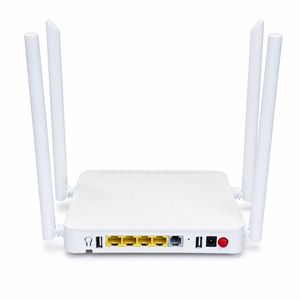 <span class=keywords><strong>Routeur</strong></span> Wi-Fi 6 GPON 1GE+3FE+TEL Double Bande 2.4GHz 5GHz ONU ONT Équipement Fibre Optique FTTH - Product Image 1