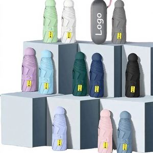 ร่มพับโลหะพิมพ์ลาย UV สีสันสดใส รูปทรงเจดีย์ สำหรับฤดูร้อน พร้อมสกรีนโลโก้ตามสั่ง เพื่อการโฆษณา - Product Image 1