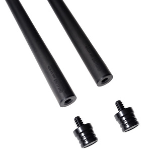 Taco de Billar de Fibra de Carbono de 11.8mm (1/2 Pulgada) para Nine-ball, Duradero, Negro - Product Image 4