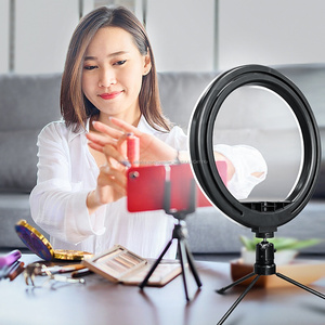 Amazon top classement 12 ''a mené la lumière d'anneau kit pour vlogger/youtuber/<span class=keywords><strong>facebook</strong></span>/tiktok live streaming vidéo - Product Image 5