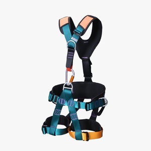 Imbracatura di Sicurezza a Cinque Punti per Lavori in Quota, Arrampicata su Roccia e Soccorso, Imbracatura Completa Confortevole in Poliestere - Product Image 1