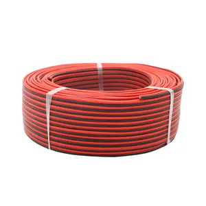 Cheap Electric Cable Wire Twin flat wire flexible white black red color speaker Cable Copper Wire Strand for House