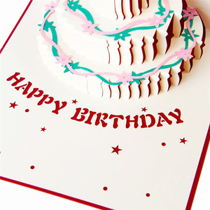 Happy <strong>Birthday</strong> 3d Pop up Greeting <strong>Cards</strong> Cake Gift Greeting <strong>Card</strong> - Product Image 2