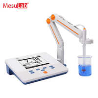 Alat Uji Penganalisis Kualitas Air MesuLab, Pengukur pH Digital Elektronik untuk Meja Laboratorium, Perangkat Pengukur pH Air Digital, Mesin Penguji Meter