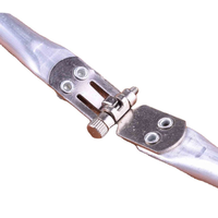 Cadre de sac à main en métal DIY, fermoir à pression, cadre carré pour sac, intérieur en aluminium, cadre tubulaire en forme de U pour la fabrication de sacs à main