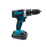 Perceuse électrique domestique 21V, double vitesse, couple réglable, multifonction, tournevis industriel DIY, batterie lithium-ion à percussion