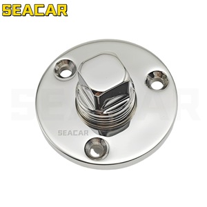 Seacar Stainless Steel Drain <b>Plug</b> 316 Marine Boat Deck Fitting Water Seal Valve - Product Image 1