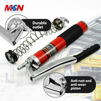 Pistolet de lubrification manuel MSN de qualité industrielle - Pression de service 4500 PSI, 2,0 cm³/cyclindre