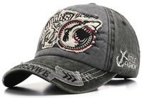 2024 coton lavé requin mode sport casquette de baseball casquette de sport