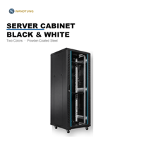 Armoire serveur en acier thermolaqué, rack réseau pour centre de données, rack serveur certifié REACH