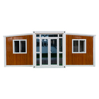Usine personnalisée 20 pieds 30 pieds 40 pieds maisons préfabriquées portables conteneur pliable mobile extensible 1/2/3 maison préfabriquée