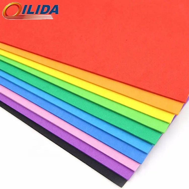 Qilida Flexibler Polyurethan schaum Eva 15Mm Farb schaum Geschlossen zellige Polyethylen Bule Bulk Foam Sheets