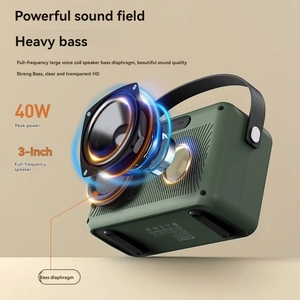 ซับวูฟเฟอร์กำลังสูง 40 วัตต์ <span class=keywords><strong>SANSUI</strong></span> F58 ลำโพงคาราโอเกะหน้าจอความละเอียดสูง 7 นิ้ว พร้อมจอแสดงเนื้อเพลง เครื่องเล่นวิดีโอเพลง รองรับ TF - Product Image 5