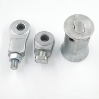 Verrou de sol robuste pour porte de garage à enroulement, boulon d'ancrage au sol, kit de verrouillage pour porte à enroulement