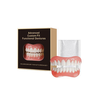 Juego de Modificación de Dentadura Dental, Dientes Postizos Desechables, Simulación de Sonrisa Superior e Inferior, en Caja de Colores para Diferentes Edades - Product Image 1