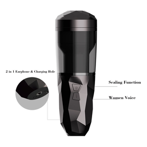 Copa Vibradora Impermeable con Calentamiento y Succión Profunda, con Sonidos de Sexo Femenino, Juguete Sexual para Adultos, Masturbación Masculina - Product Image 2