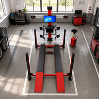 Solution complète d'équipement d'atelier professionnel pour garage : machine d'alignement 3D quatre roues, équilibreuse de pneus et démonte-pneus