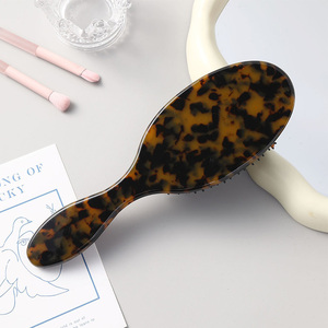 Brosse démêlante ergonomique en acétate OEM ODM pour femmes et hommes, pour le coiffage - Product Image 3