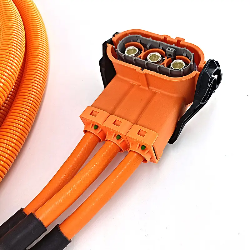 High Quality OEM Solar battery cable 3PINS High Voltage Wiring harness For New Energy Electric Vehicle