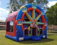 Styles commerciaux de fête d'équipement d'amusement gonflable de château combiné gonflable de grande roue extérieure divers