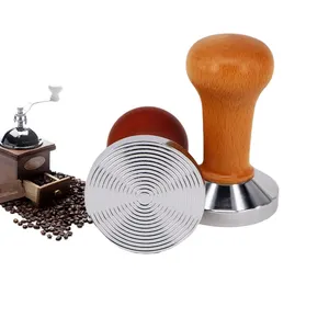 Dropshipping Beans Grinder Machine For Kitchen Dosificador Molido Coffee Hammer Stamping Station Tumper Cafe Powder Press
