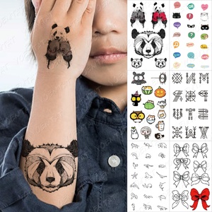 Atacado 1 peça preto decalque tatuagem impermavel panda Compre 1pc Geometrica Lobo Fox Tatuagens Temporarias Para Homens Impermeavel Tatoos Fake Preto Flor Tatuagens Etiqueta Barato Apenas 13 Brl Frete Gratis Avaliacoes Reais Com Fotos Joom