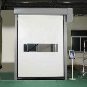 Puerta Rápida Enrollable de Diseño Industrial de Wuxi Shelter Factory, Autoreparable, de Nano PVC, con Certificación ISO9001 para Almacén - Product Image 5