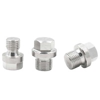 Vente directe d'usine Bouchons de tuyau en acier inoxydable M6~M36 Vis à bride hexagonale Vis à filetage Bouchons de vis