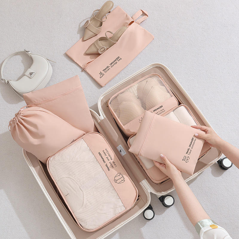 ชุด Yunqi 7 ชิ้น (สีชมพู)