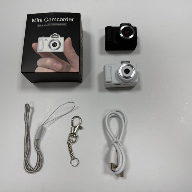 MinidvStudentDigital Compact Camera Portable CCD HD 1-5MP Video & Photo TF Card Thumb-Sized ABS Material for Travel