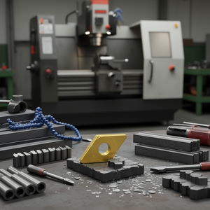 Inserto de Torneado Fervi de 55 Grados, Herramienta para Torno CNC para Mecanizado de Metales - Product Image 3