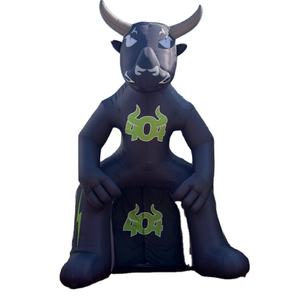 Tête d'entrée de mascotte d'animal en plein air canal d'entrée casque de football tente tunnel gonflable de bouledogue pour les <span class=keywords><strong>jeux</strong></span> d'événements sportifs - Product Image 4