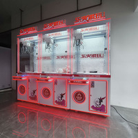 Machine à griffes mini à monnayeur pour attraper peluches et cadeaux