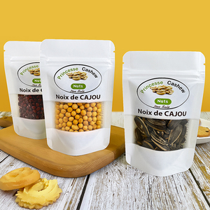 Bolsa con Cierre Ziplock Personalizada, de Plástico Compuesto y Papel de Aluminio, con Ventana, para Envasar Alimentos, Frutos Secos y Snacks - Product Image 1