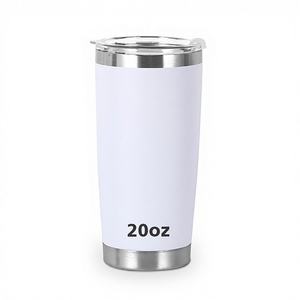 Taza de Viaje Térmica de Acero Inoxidable de 20oz al por Mayor con Asa y Tapa, Aislamiento al Vacío de Doble Pared, Antiderrames - Product Image 1