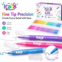 Stylo gel acrylique KAIX Rich Color Factory Direct, 12, 24, 36, 120 couleurs, ensembles de stylos gel acryliques opaques pour l'art et les loisirs créatifs