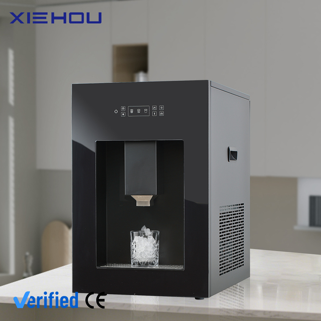 Factory Table Top Crystal Cubic Daily Production 100KG~120KG Support Ice/ice Water/water Ice Maker and Dispenser for Hotel