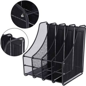 2024 Most Popular Best Supplier 4 Vertical Compartments Metal Mesh Desk <b>File</b> <b>Organizer</b> <b>File</b> <b>Organizer</b> Desk <b>File</b> <b>Organizer</b> - Product Image 4