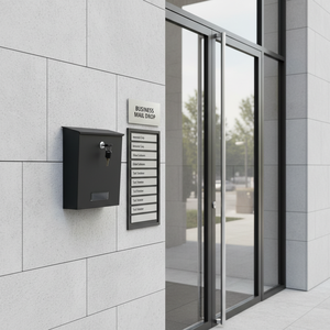 Boîte <span class=keywords><strong>aux</strong></span> <span class=keywords><strong>lettres</strong></span> murale extérieure moderne en acier inoxydable avec couvercle magnétique pour usage professionnel - Product Image 6