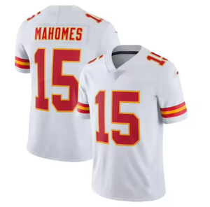Damen 15 Patrick Mahomes 87 Travis Kelce 10 Isiah Pacheco Hochwertige Genähte US-Amerikanische Limitierte Football-Trikots - Product Image 3