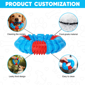 Anneau flottant pour chien en caoutchouc naturel sans BPA, écologique, personnalisé en usine, jouet à mâcher pour l'entraînement en extérieur, pour les chiens qui font leurs dents - Product Image 3