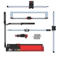 ActionLasers TS2 20W 40W Taşınabilir Masaüstü Lazer Gravür Makinesi 3D Fotoğraf Kristal Otomatik Mini CNC Yazıcı Diyot MDF Kağıt