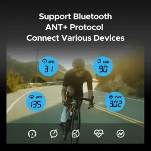 Computadora para Bicicleta Digital Geoid con Pantalla LCD, Velocímetro Inalámbrico, Navegación, Odómetro, BLE ANT+, Strava, Modelo CC500 para Carretera y MTB - Product Image 6