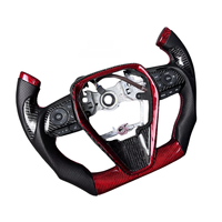 Volant de direction en cuir de style sport F1 avec fibre de carbone véritable pour Toyota Camry, accessoires de modification et de rénovation
