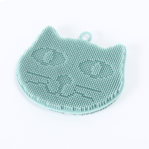 Brosse de cuisine en silicone en forme de dessin animé, gant de lavage de vaisselle, outil de nettoyage antiadhésif pour poêles, pour usage domestique - Product Image 2