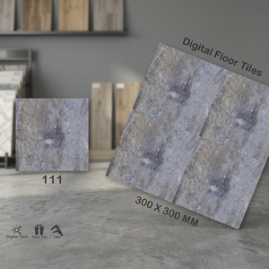 Carreaux de sol en céramique émaillée imprimés numériquement 30x30cm, design marbre mat pour revêtement de sol intérieur - Product Image 6