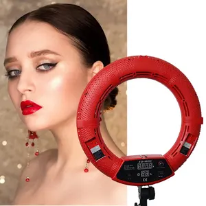 Yidoblo FD-480II bi-color 96ws Selfie Led anillo de luz con espejo titular de teléfono trípode bolsa suave para hacer belleza